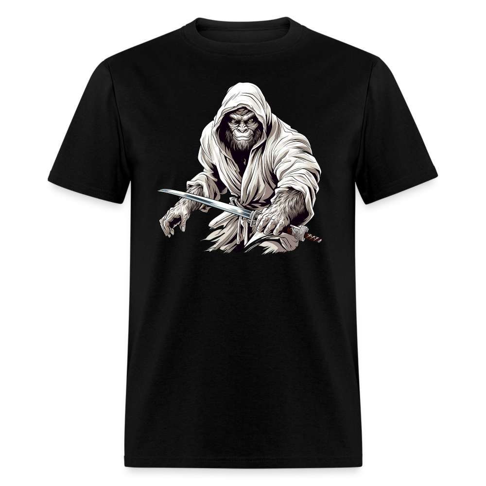 Sasquatch Swordmaster Warrior Tee - black