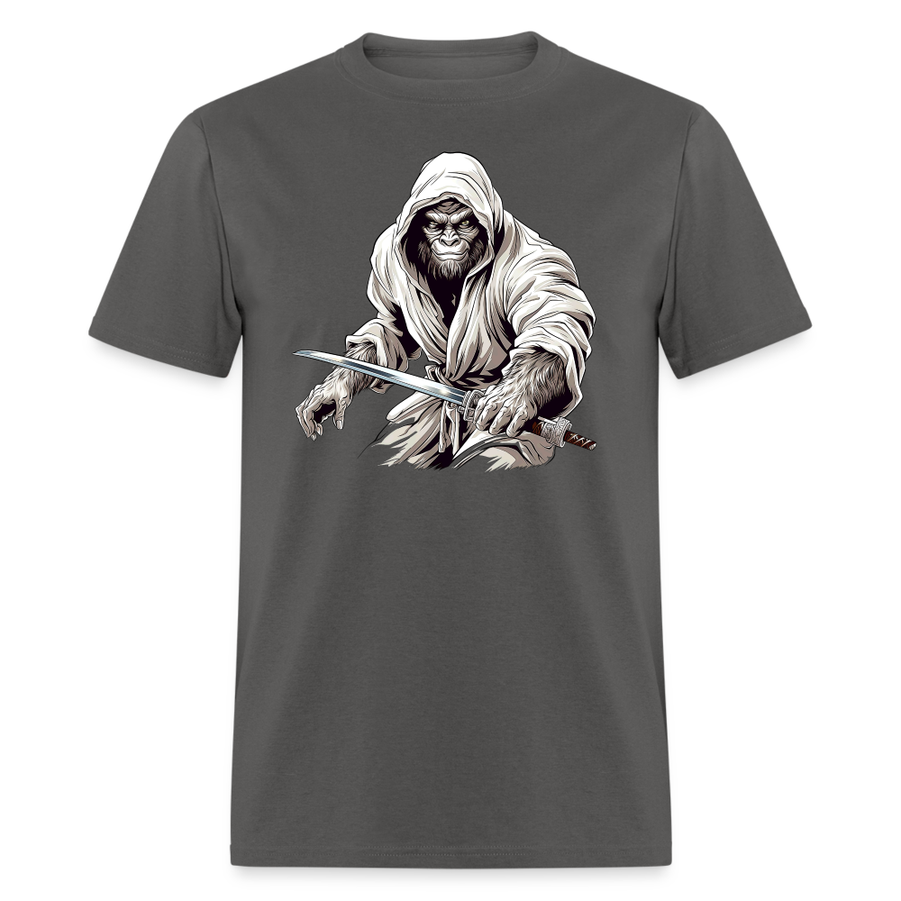 Sasquatch Swordmaster Warrior Tee - charcoal