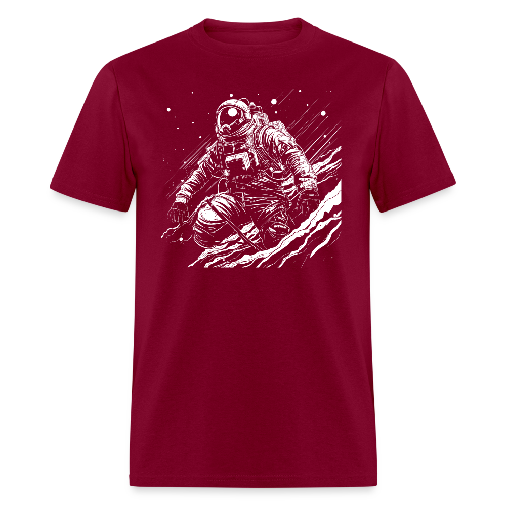 Cosmic Voyager Tee - burgundy