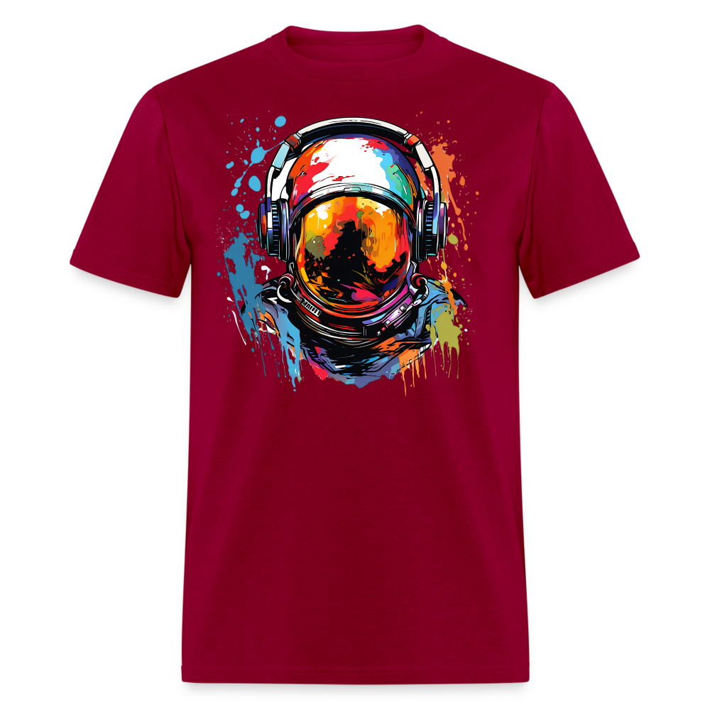 AstroGroove Astronaut Explorer Tee - dark red