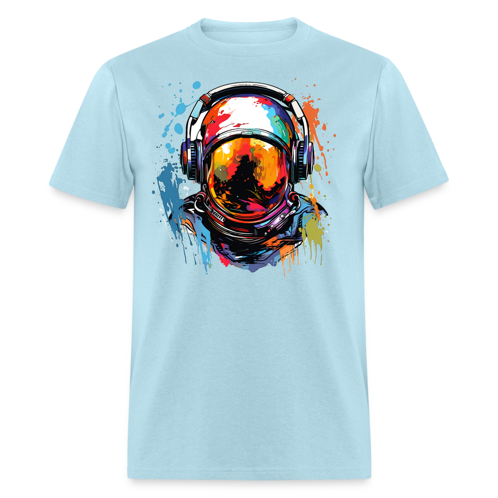 AstroGroove Astronaut Explorer Tee - powder blue