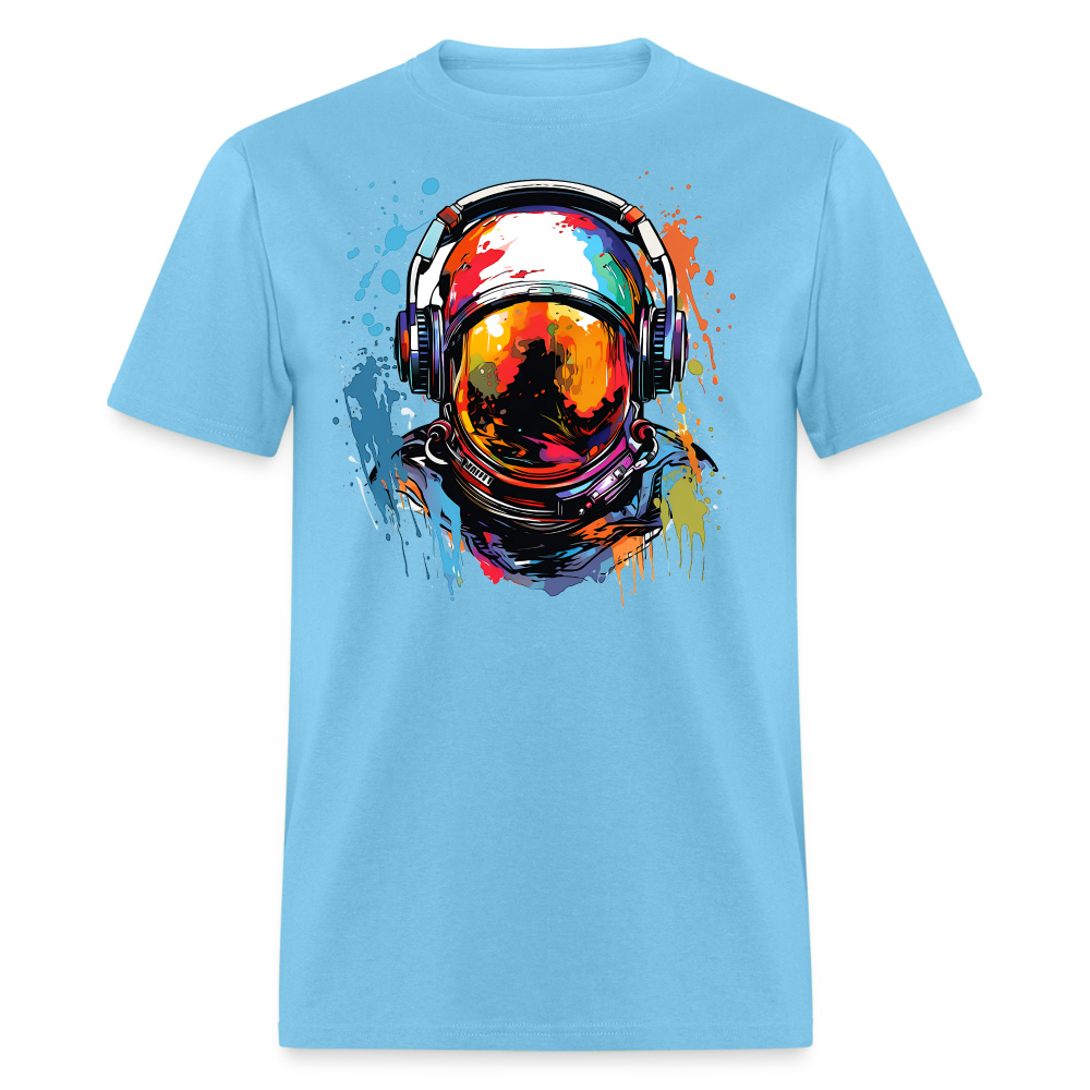 AstroGroove Astronaut Explorer Tee - aquatic blue