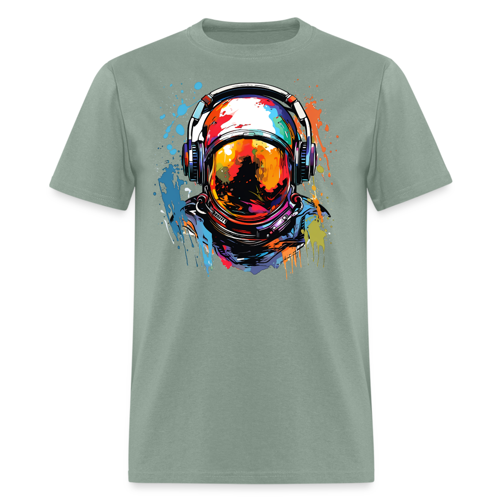 AstroGroove Astronaut Explorer Tee - sage