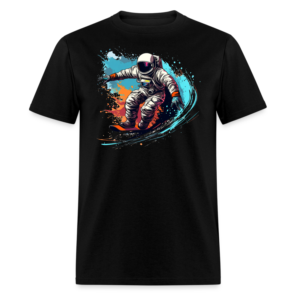 Cosmic Wave Rider Tee - black