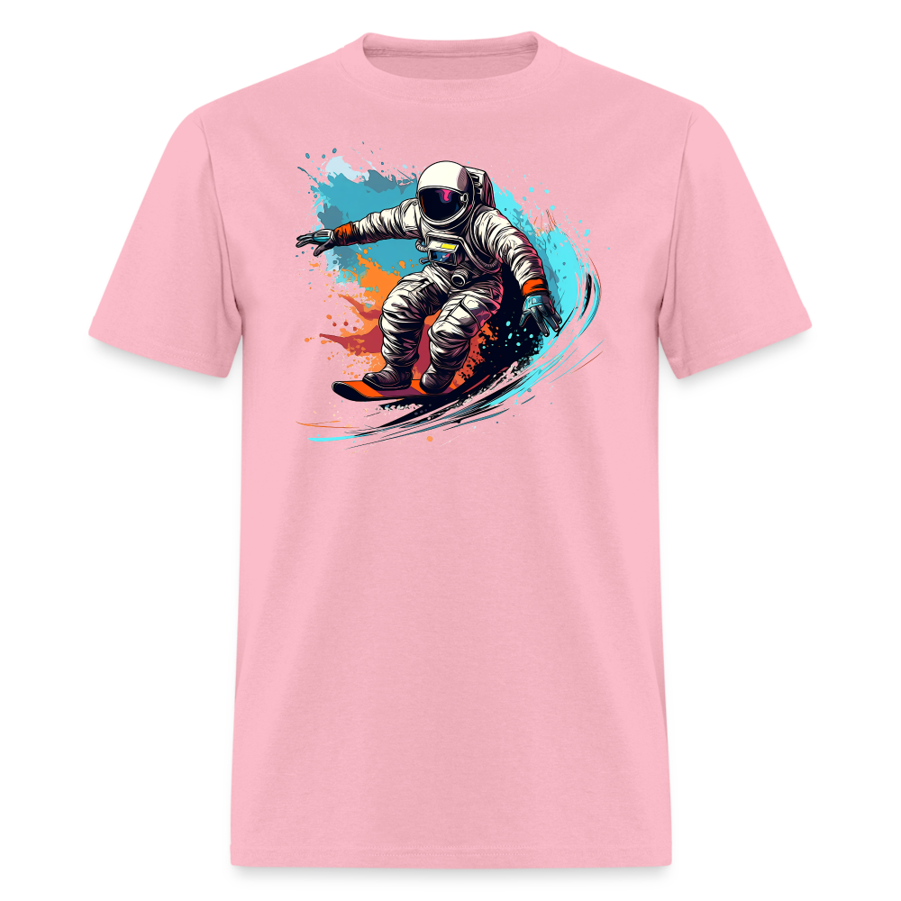 Cosmic Wave Rider Tee - pink