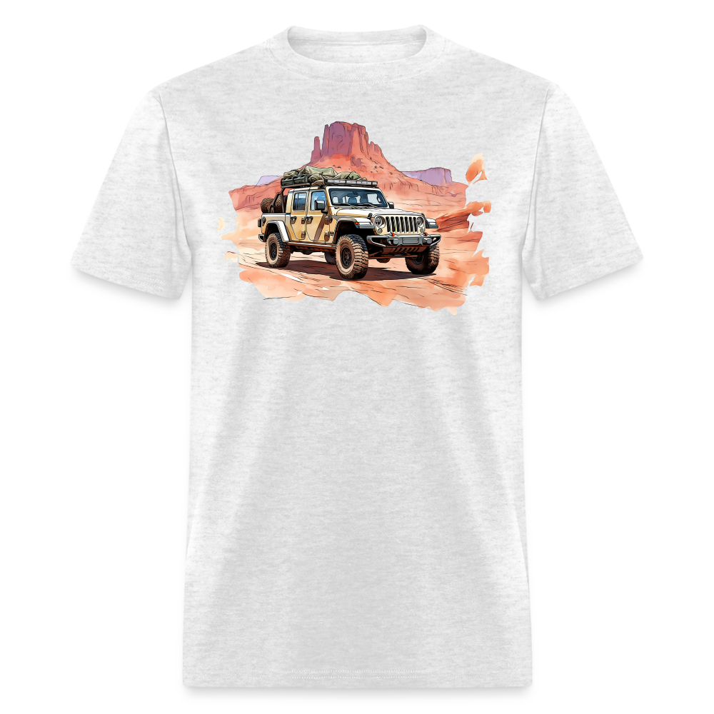 Southwest Off-Road Adventure Tee - light heather gray