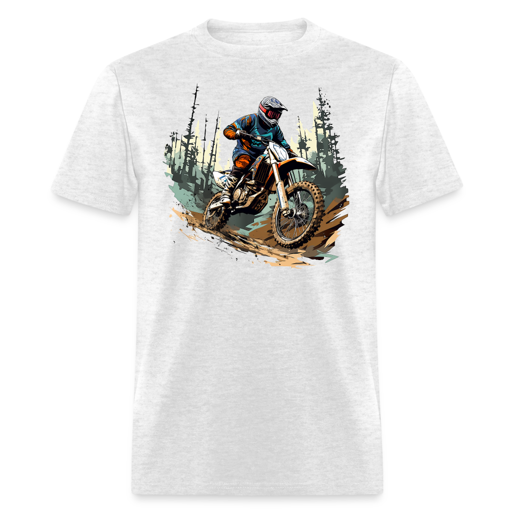 Trailblazing MotoX Madness Tee - light heather gray