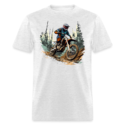 Trailblazing MotoX Madness Tee - light heather gray