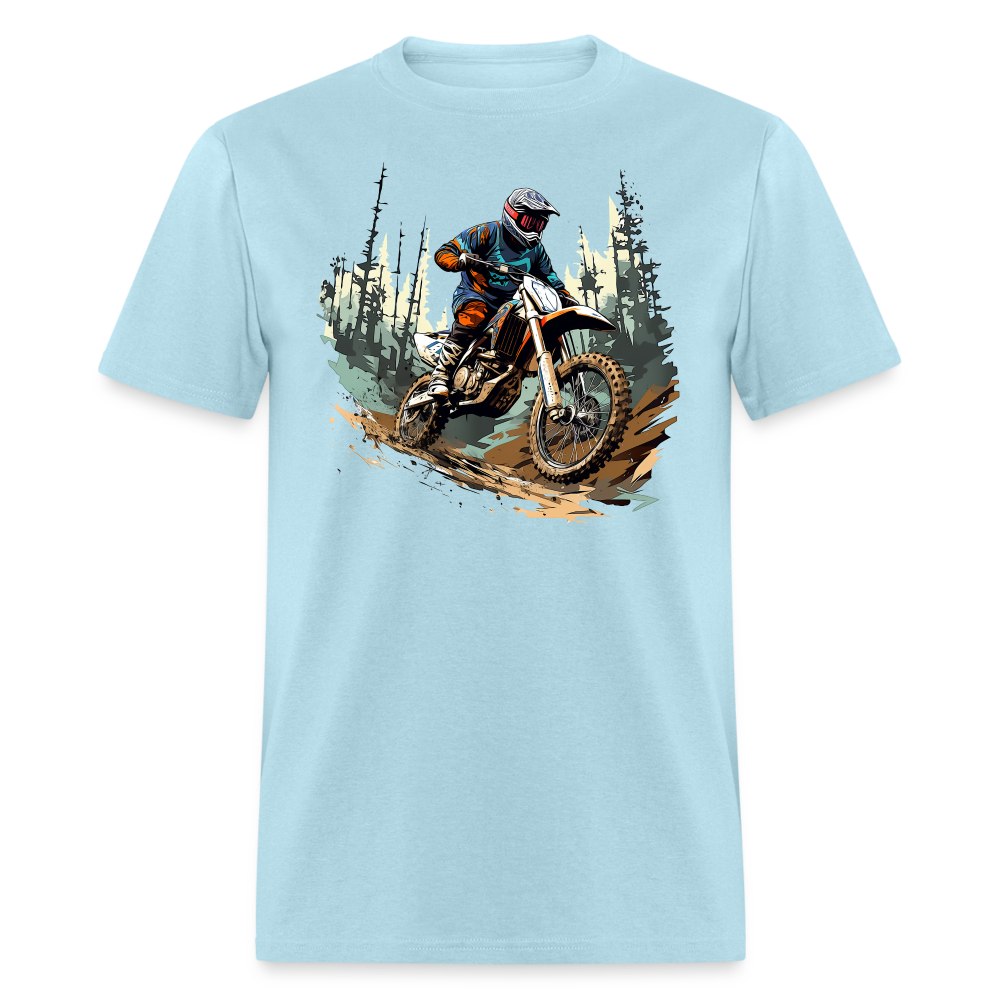 Trailblazing MotoX Madness Tee - powder blue