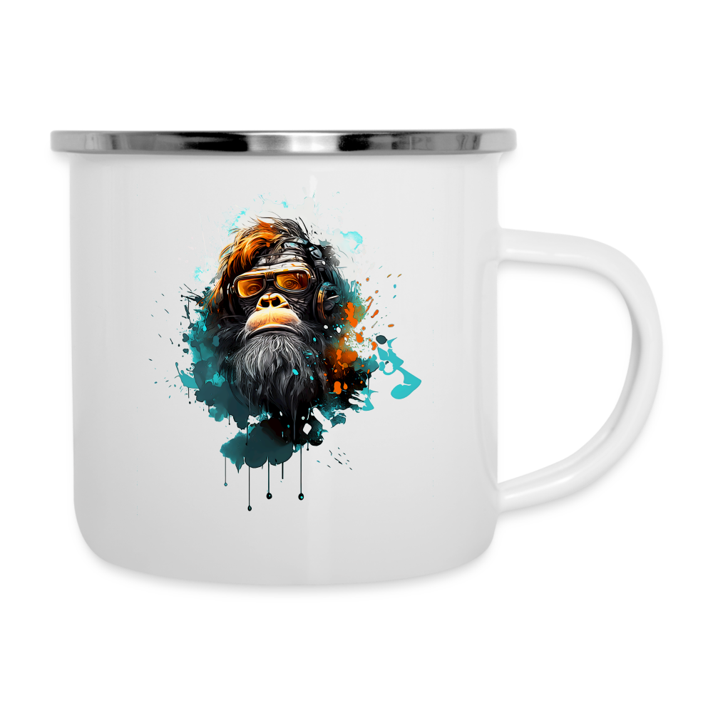 HarmonyHairy Sasquatch Aviator Mug Camper Mug - white