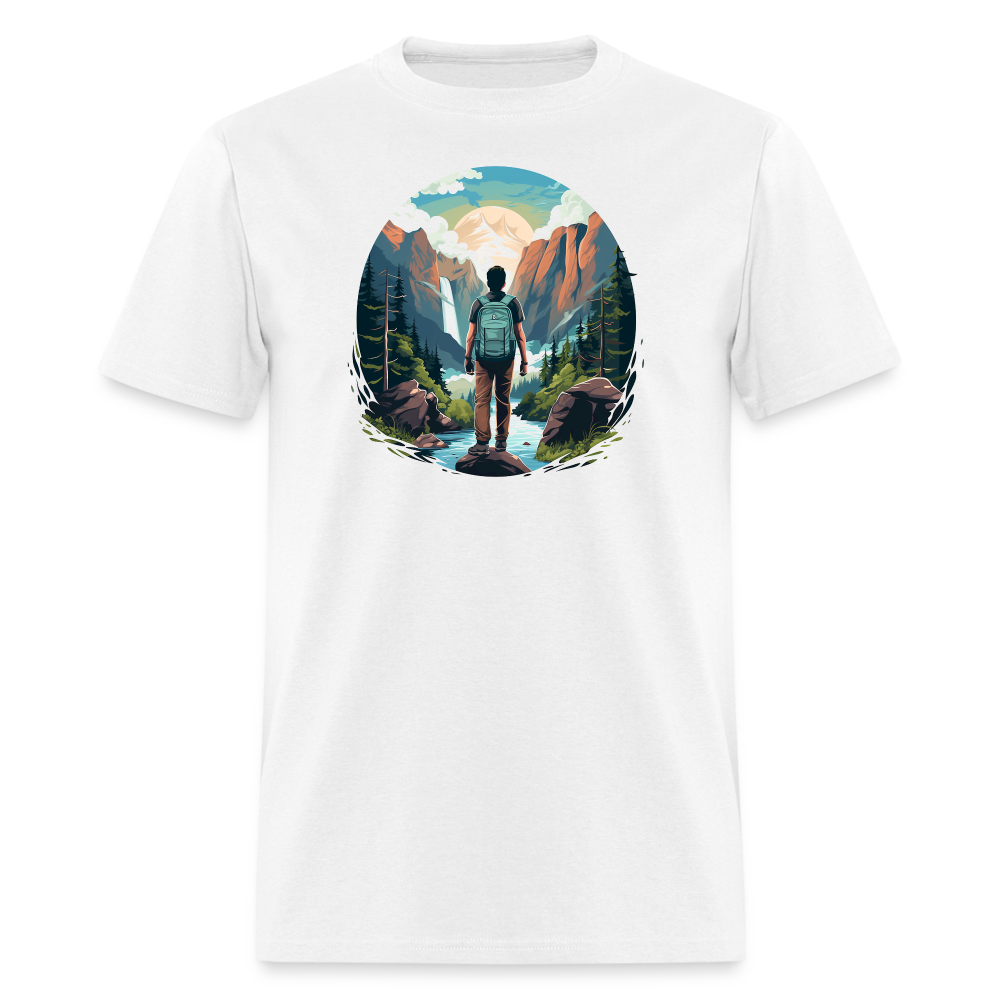 I'd Rather Be Hiking Tee - white