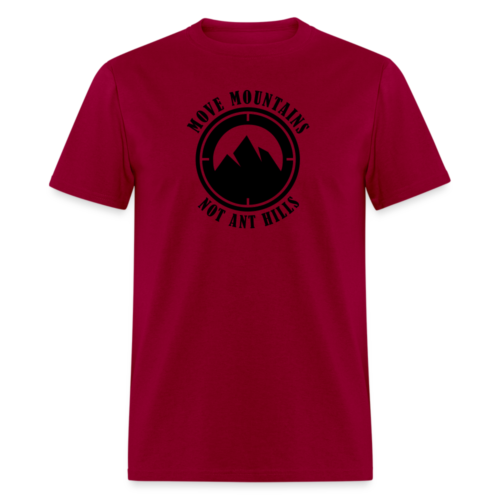 OGE Move Mountains Tee - dark red