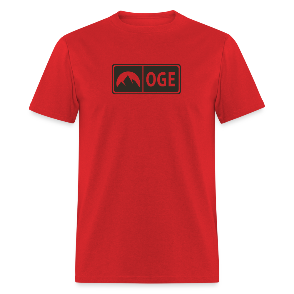 OGE Badge Tee - red
