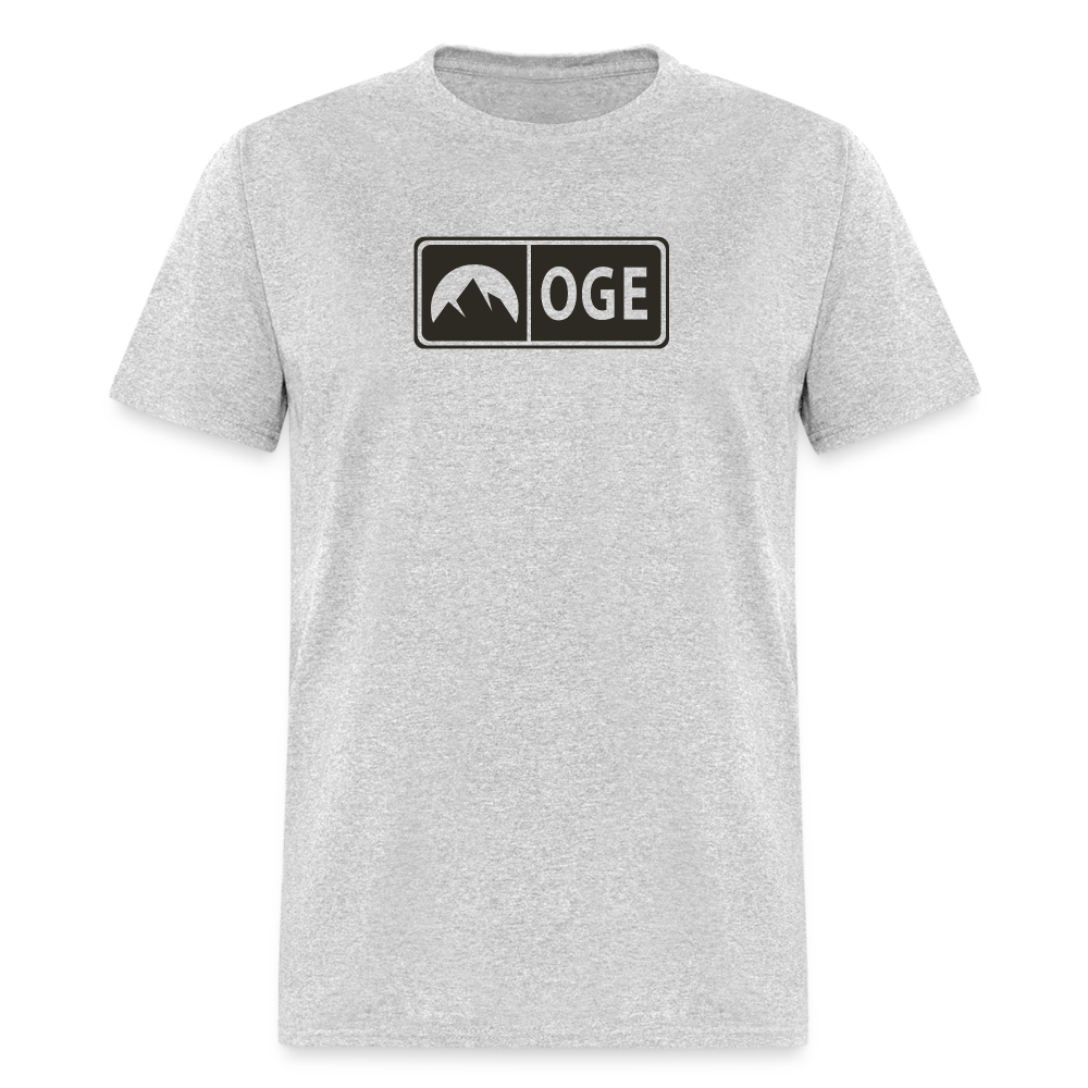 OGE Badge Tee - heather gray