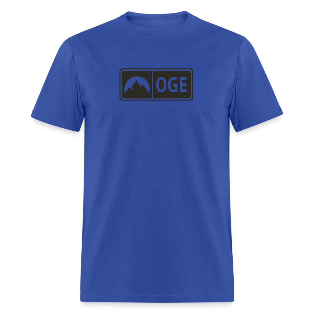 OGE Badge Tee - royal blue