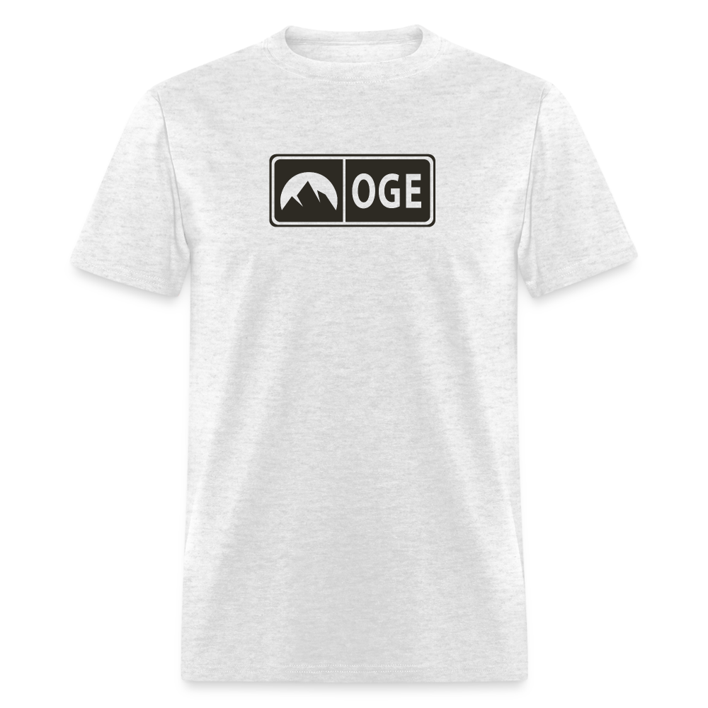 OGE Badge Tee - light heather gray