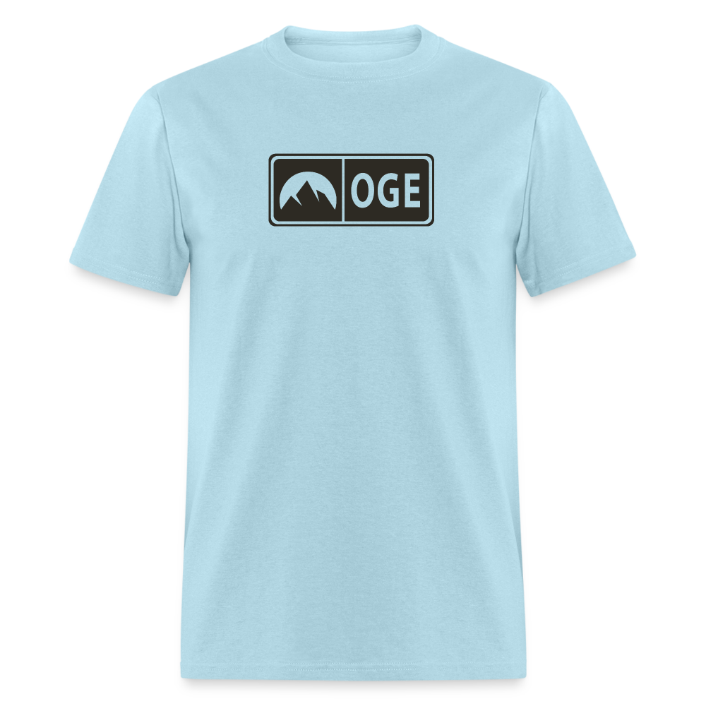 OGE Badge Tee - powder blue