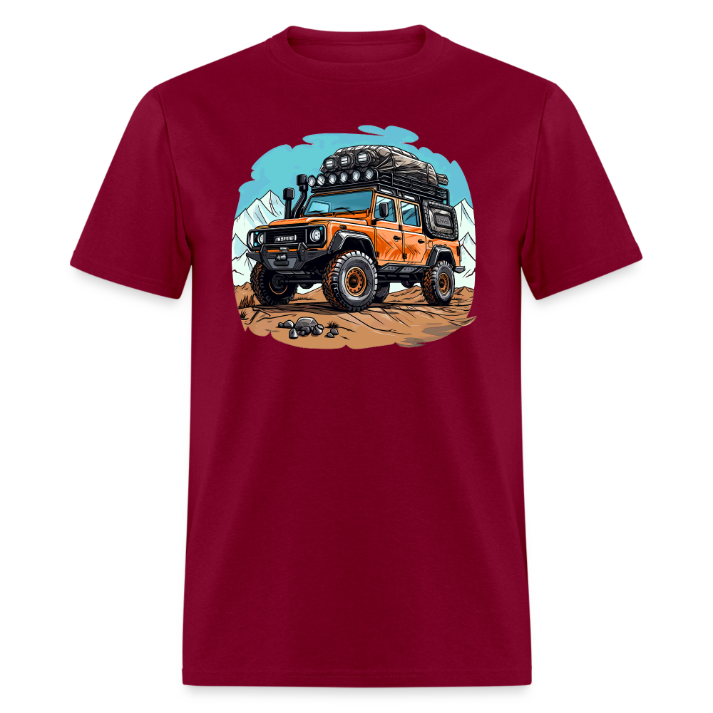 Mountain Trekker Expedition Tee - burgundy