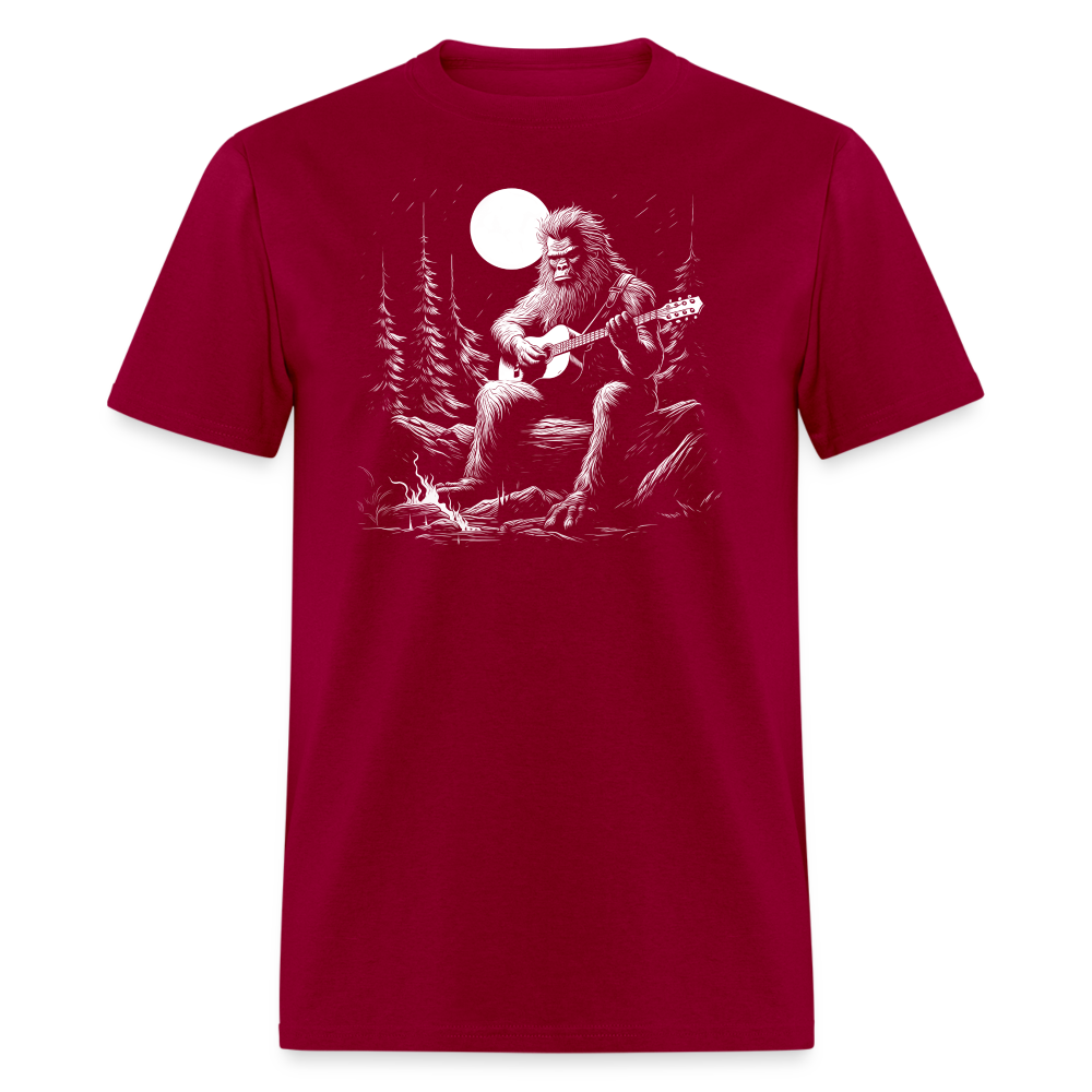 Squatchin' Campfire Serenade Tee - dark red