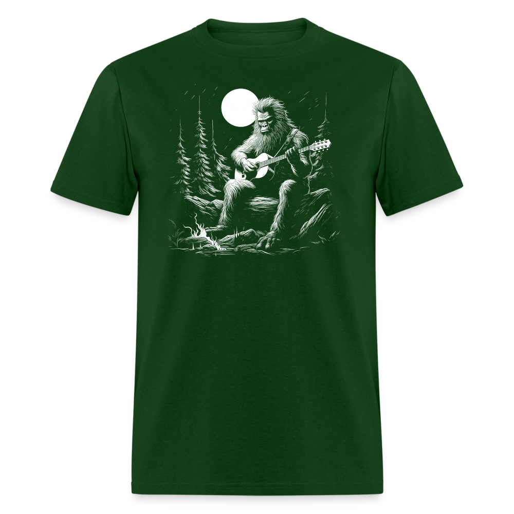 Squatchin' Campfire Serenade Tee - forest green