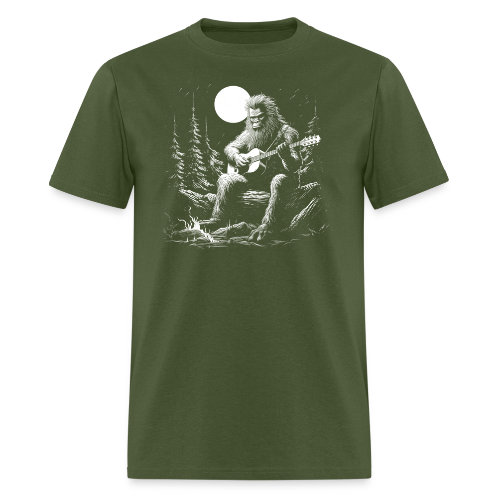Squatchin' Campfire Serenade Tee - military green