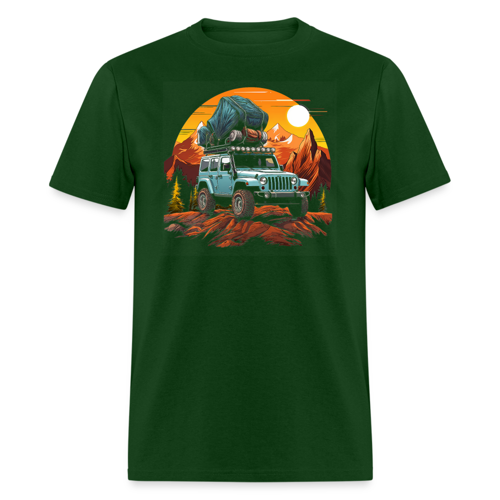 I'd Rather Be Overlanding Tee - forest green
