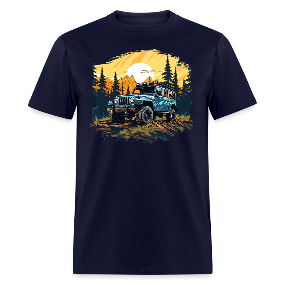 Forest Twilight Expedition Tee - navy