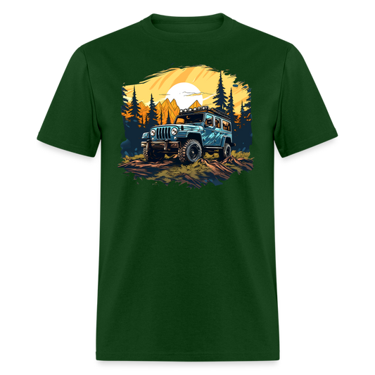 Forest Twilight Expedition Tee - forest green