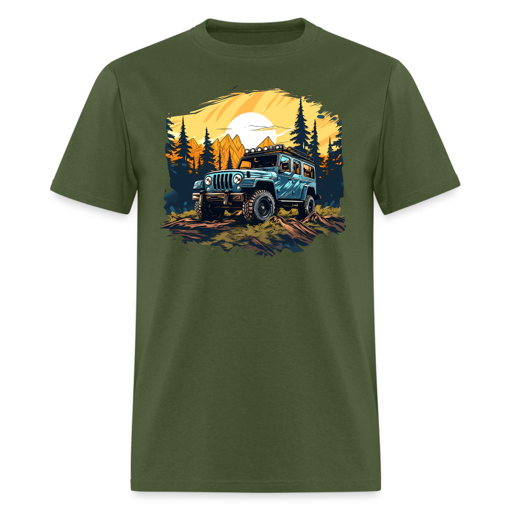 Forest Twilight Expedition Tee - military green