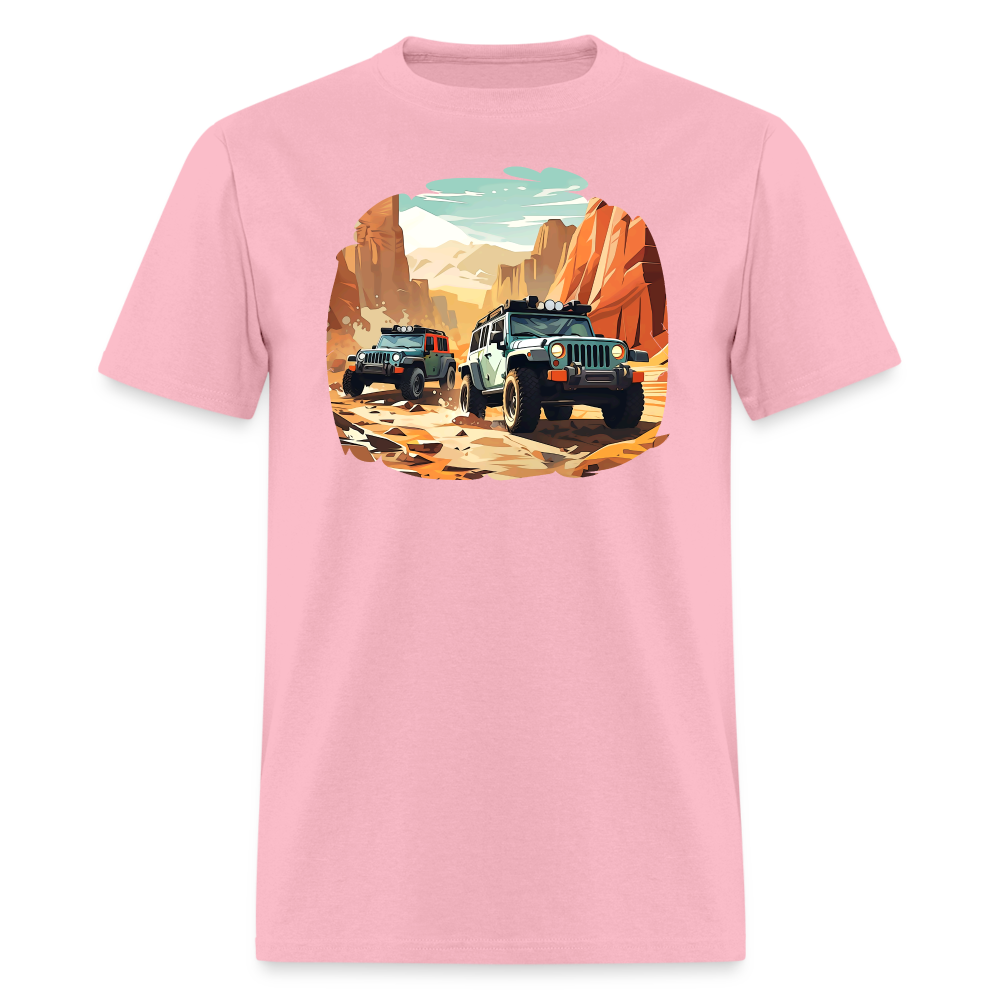 Canyon Caravan Off-Road Wheeling Tee - pink