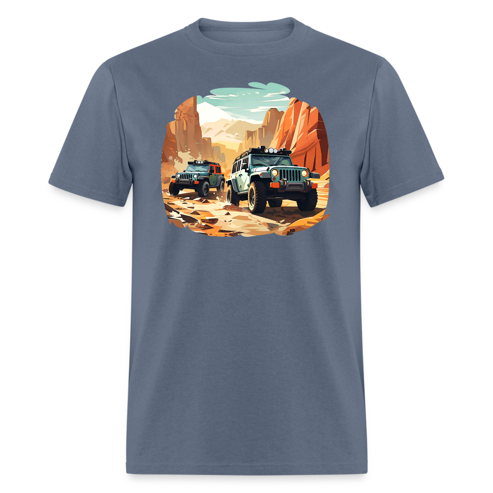 Canyon Caravan Off-Road Wheeling Tee - denim