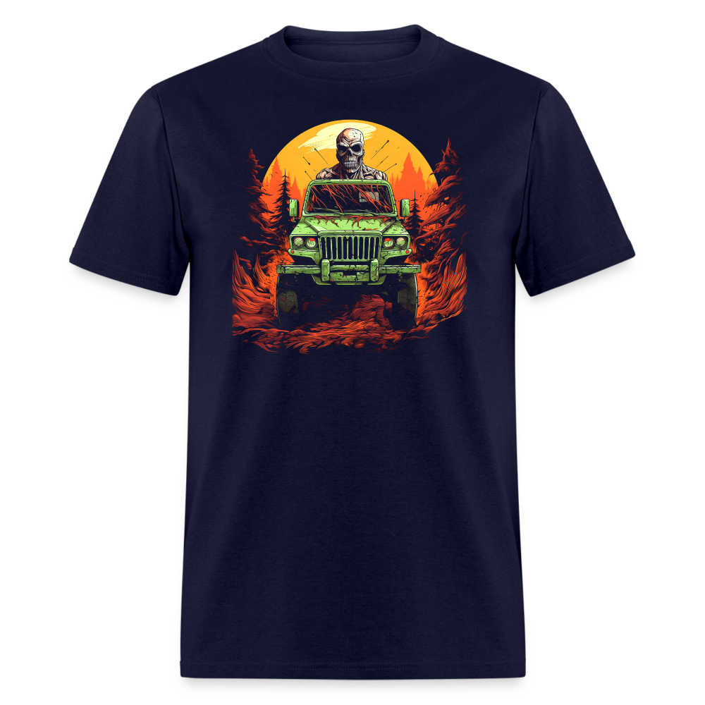Undead Outdoorsman Wheeling Tee - navy