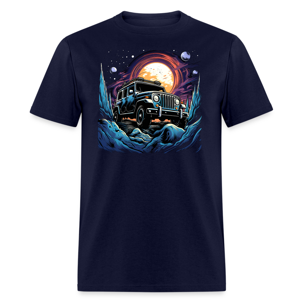 Galactic Off-Roading Odyssey Tee - navy