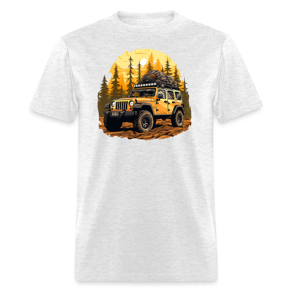 Yellow Pine Forest Roamer Tee - light heather gray