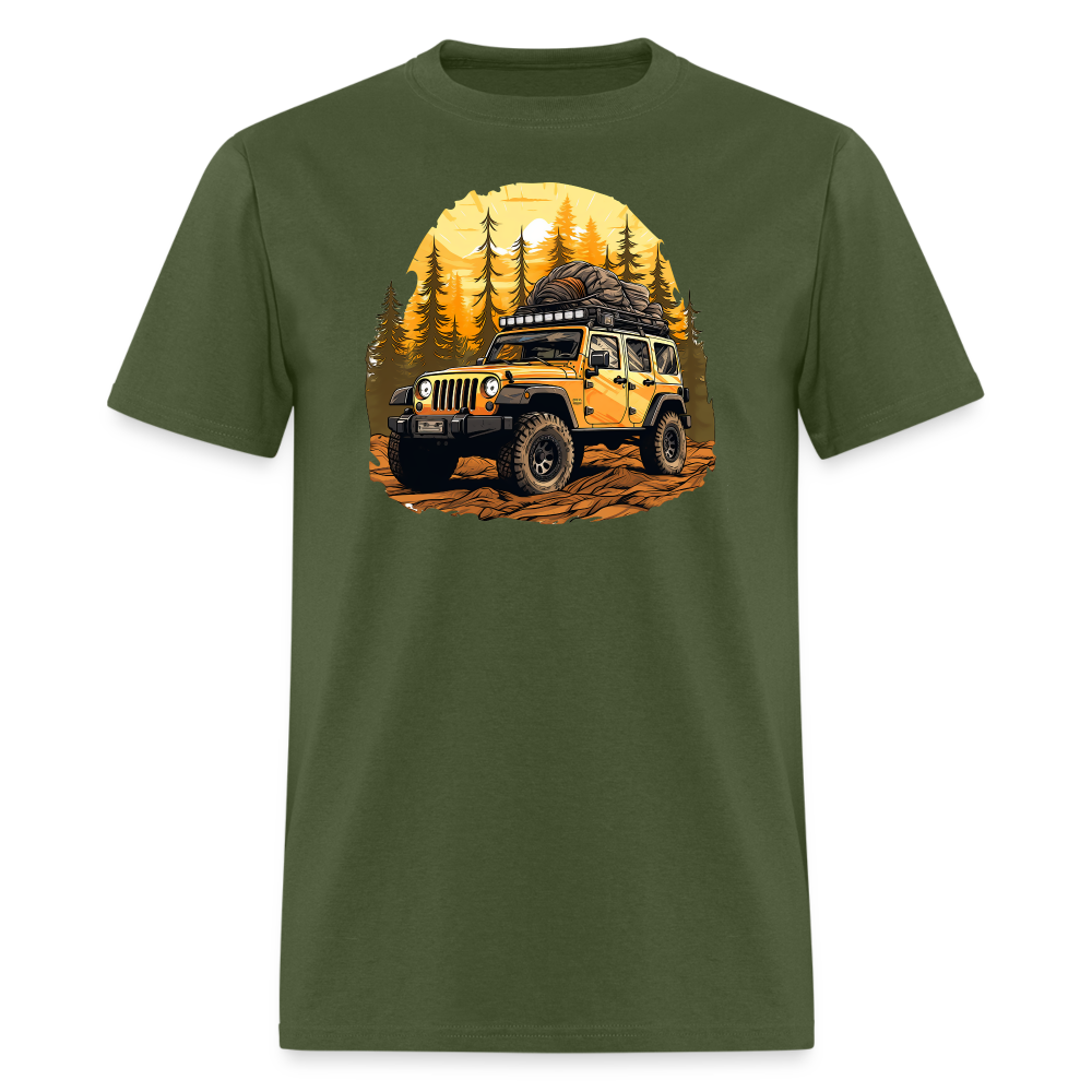 Yellow Pine Forest Roamer Tee - military green