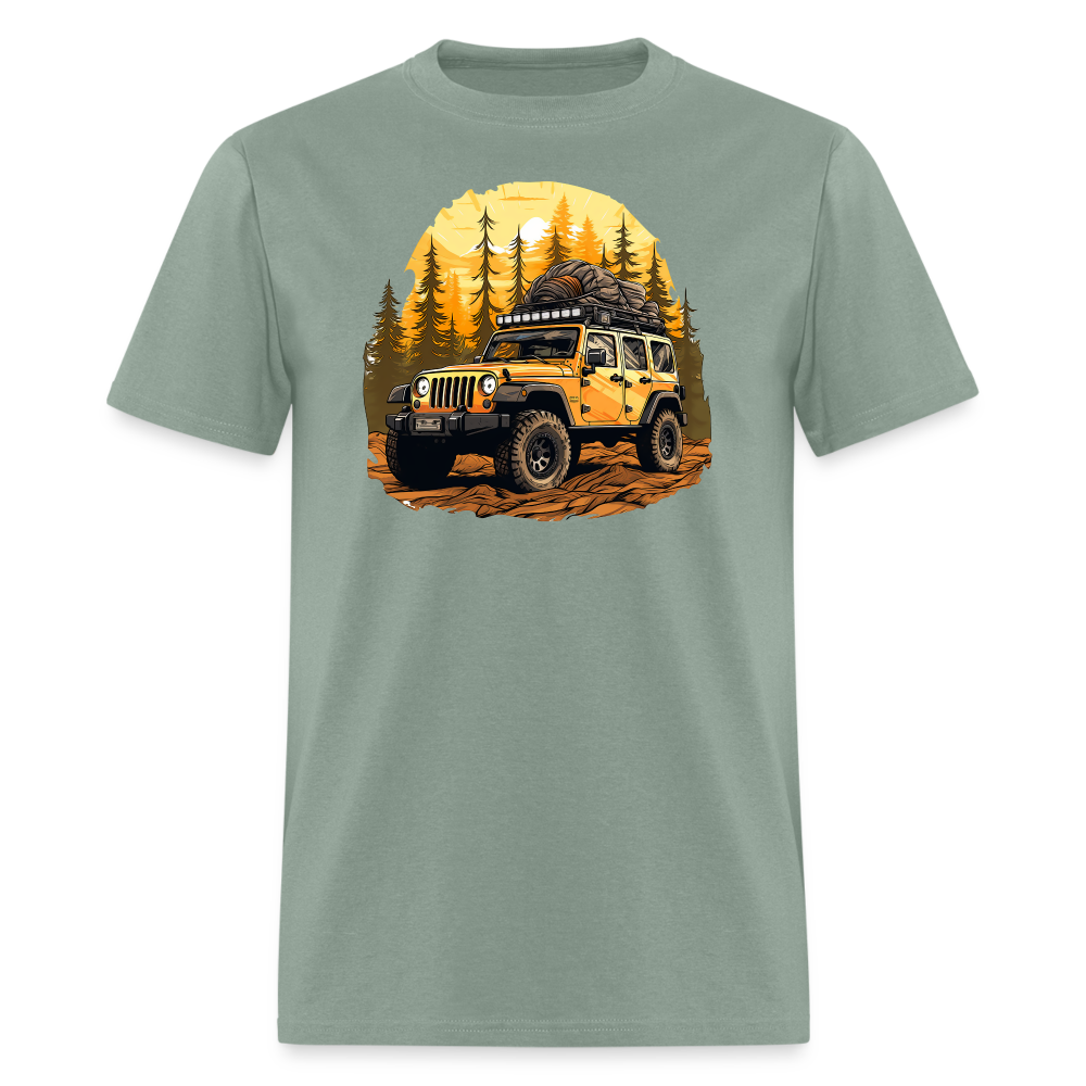 Yellow Pine Forest Roamer Tee - sage