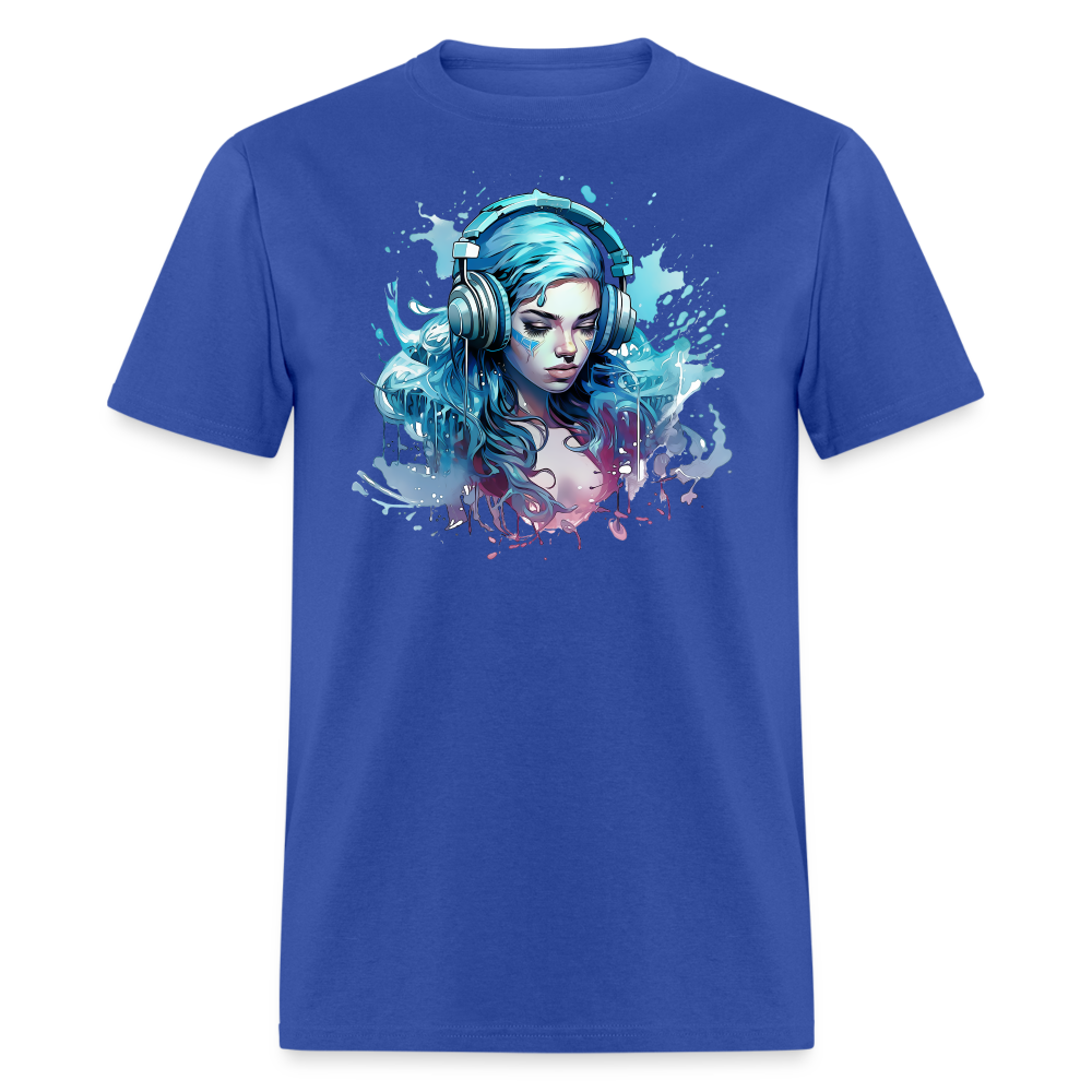MelodySiren Mermaid Voyager Tee - royal blue
