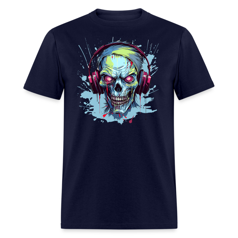 DeadBeat Zombie Wanderer Tee - navy
