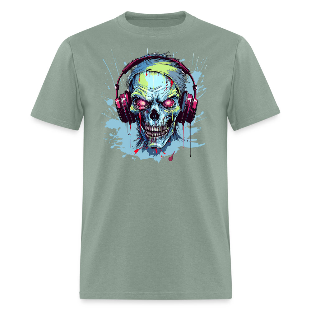 DeadBeat Zombie Wanderer Tee - sage
