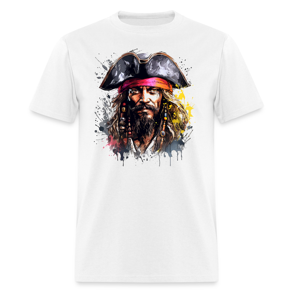 Pirate Groove Splash Tee - white