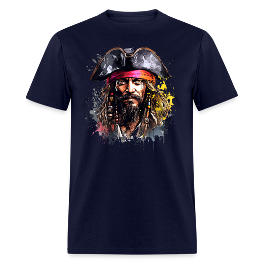 Pirate Groove Splash Tee - navy