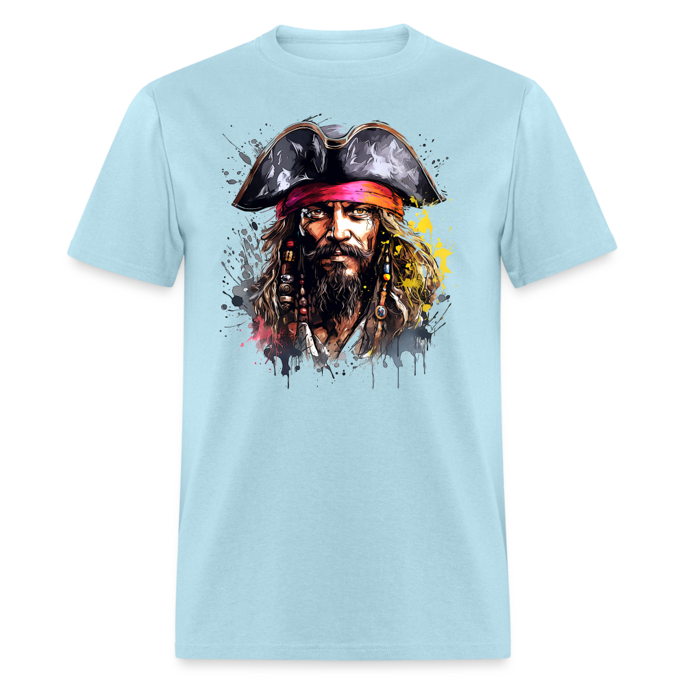 Pirate Groove Splash Tee - powder blue