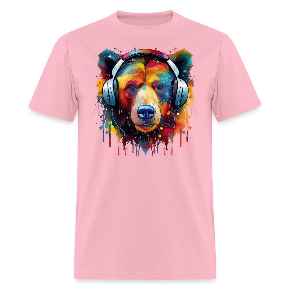 MelodyMauler Bear Wayfarer Tee - pink