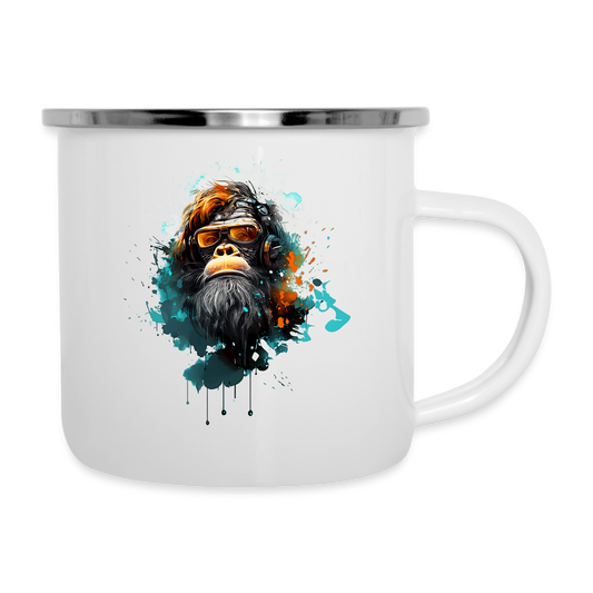 HarmonyHairy Sasquatch Aviator Mug Camper Mug - white